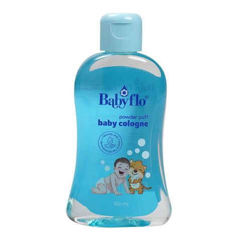 Babyflo Baby Cologne Powder Puff 100ml