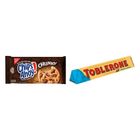 Toblerone Crunchy Almonds 100g + Chips Ahoy! Chunky Chocolate Chip Cookies
