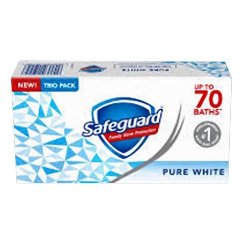 Safeguard Bar White Tripid 85G x 3
