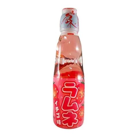 Hata Bin Ramune Strawberry Soda 200ml