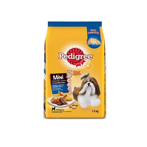 Pedigree Dry Mini Chicken, Liver & Vegetable 1.3kg