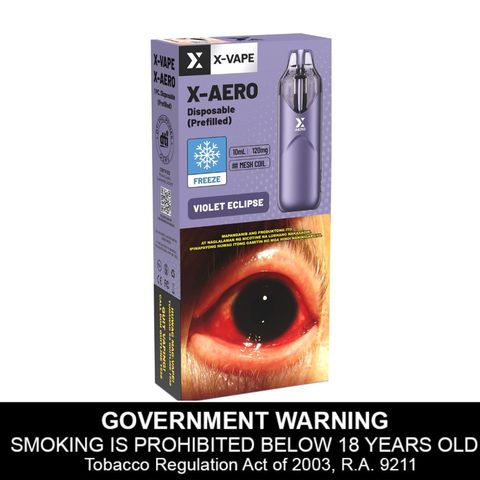 X-VAPE X-AERO Violet Eclipse Disposable Vape 1 Piece