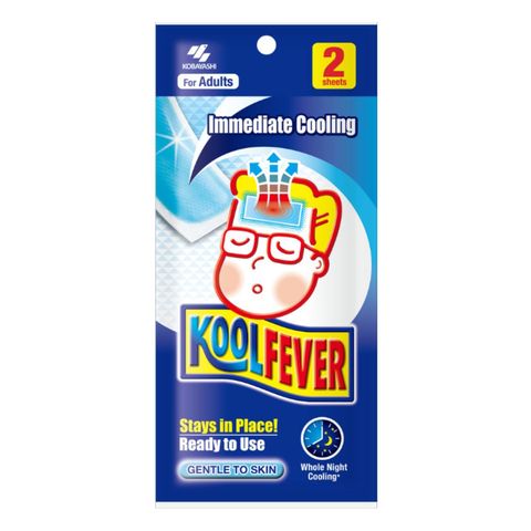 Koolfever Cooling Gel Sheets Adult 2 Pieces
