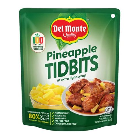Del Monte Pineapple Tidbits for Everyday Healthy Meals 115g