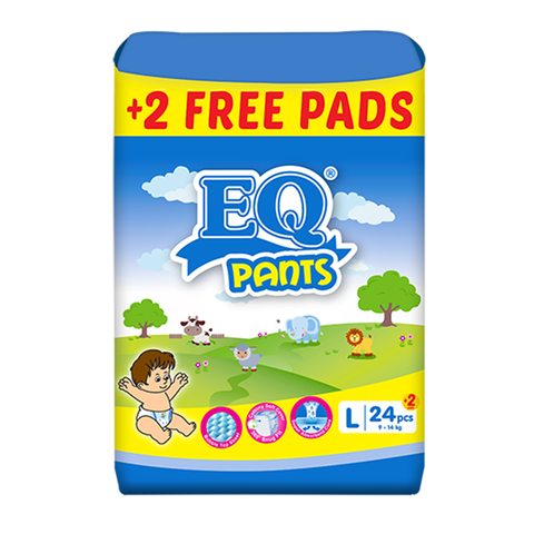 EQ Baby Diaper Pants Large 24s