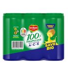 Del Monte 100% Pineapple Juice Drink with Vitamins A-C-E 240mL x6