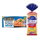 Gardenia Classic White Bread 600g + Blue Bay Corned Tuna Original 85g