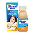 Biogesic Paracetamol Orange Flavored Drops (120mg/5ml) 60ml
