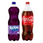Coke Regular Bottle 1.5L + Royal Tru-grape 1.5L
