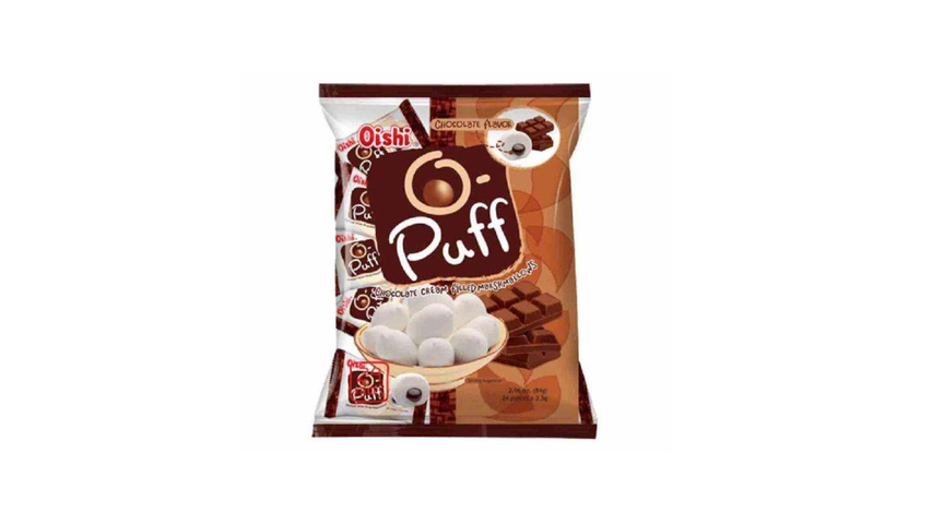Oishi O-Puff Chocolate Cream Filled Marshmallow 24 x 3.5g