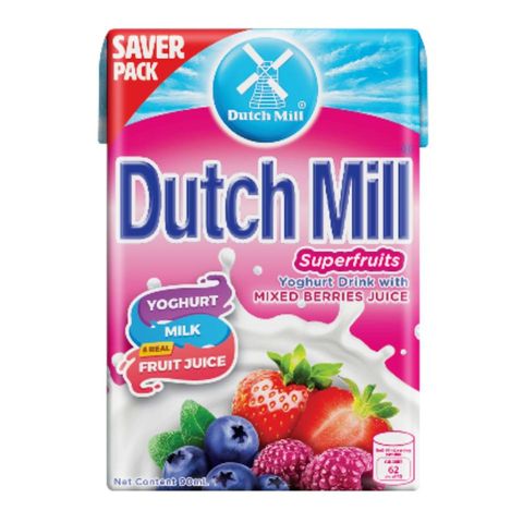 Dutch Mill Superfruits with Mixed Berries Juice Saver Pack 4 x 90ml