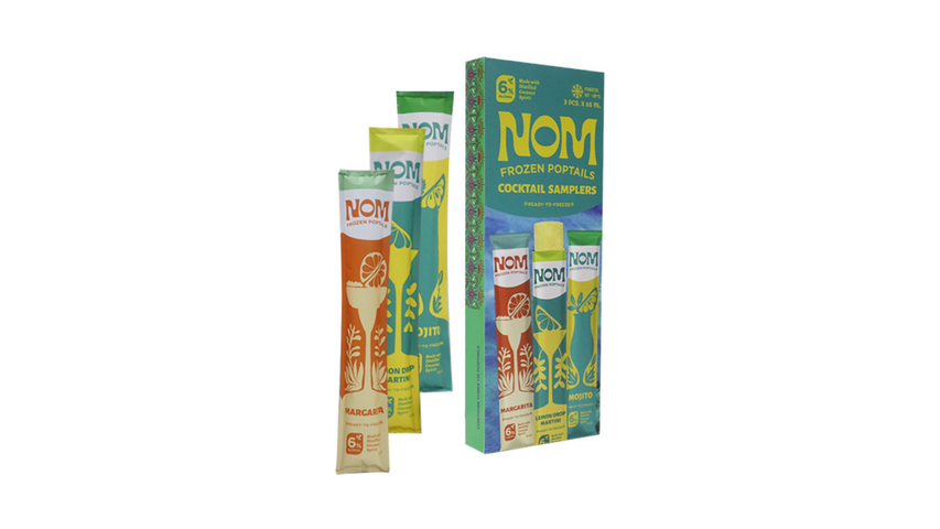 NOM Frozen Poptails Cocktail Samplers 3 x 65ml