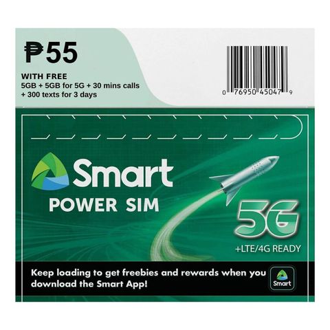Smart Power SIM Multicut Prepaid SIM Card LTE/4G/5G 1 Unit