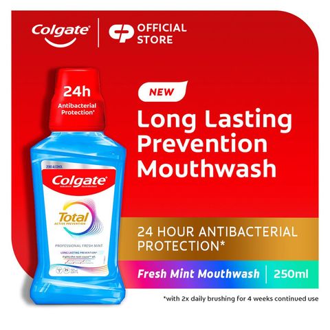 Colgate Total Fresh Mint Mouthwash 250ml