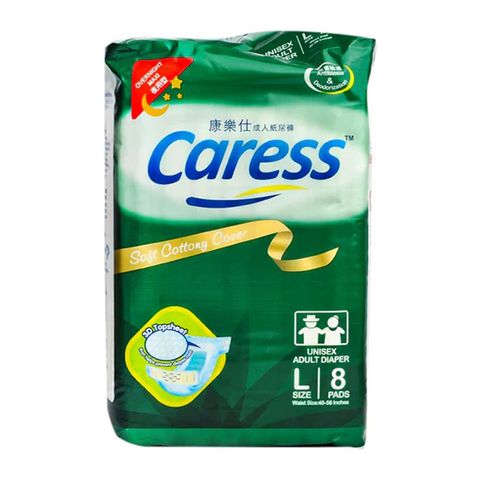 Caress Maxi Overnight Large 8 Pieces