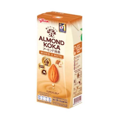 Glico Almond Koka Mixed 3 Nuts Almond Milk 180ml