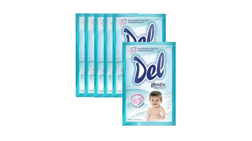 Del Gentle Protect Fabric Softener 26ml x 6