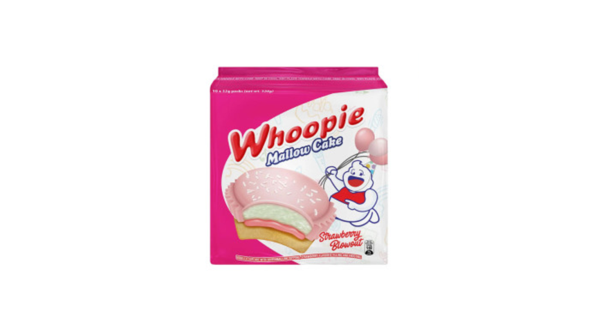 Whoopie Mallow Cake Strawberry 10 x 32g