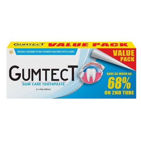Gumtect Gum Care Toothpaste Value Pack 2 x 100ml