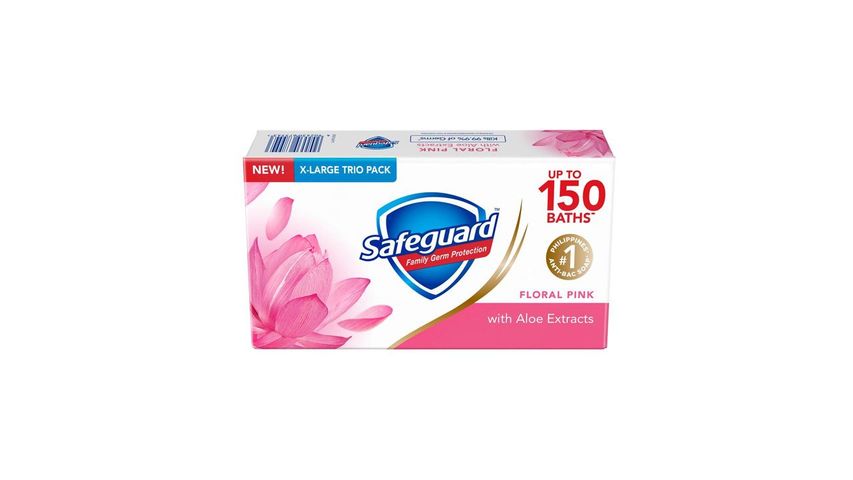 Safeguard Bar Pink Tripid Pack 160g