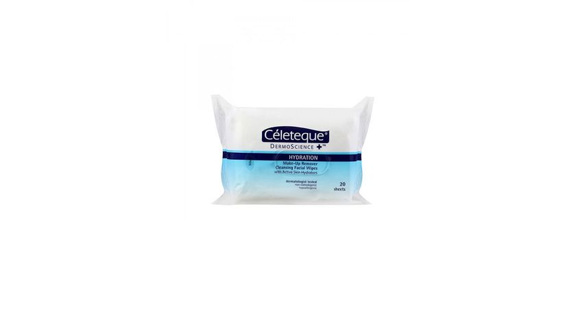 Celeteque Hydration Make-up Removing Cleansing Facial Wipes 20 Sheets