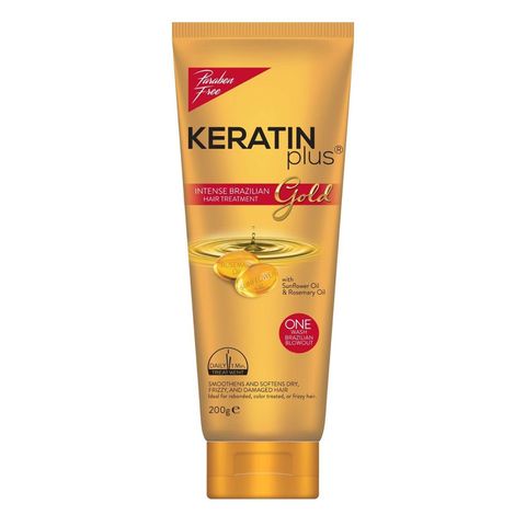 Keratin Plus Intense Brazilian Hair Treatment Gold Tube 200g