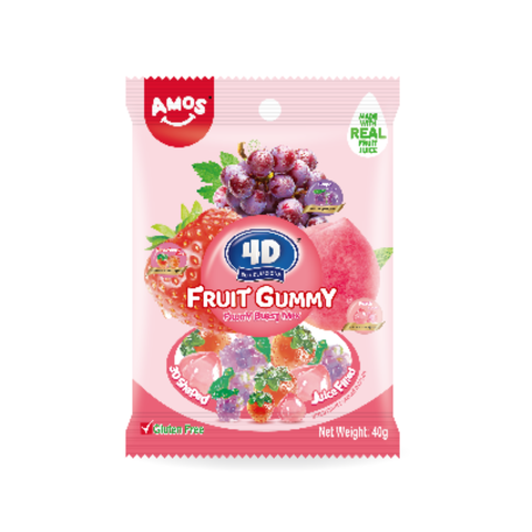 4D Gummy Fruity Burst Mix 40G