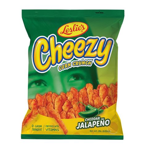 Leslie's Cheezy Corn Crunch Cheddar Jalapeno 22g