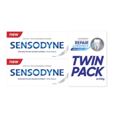 Sensodyne Toothpaste Repair & Protect Whitening 2 x 100g