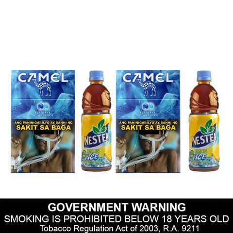 Camel Double Ice 2 x 20 Pieces + Nestea Lemon Ice 2 x 500ml