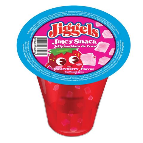Jiggels Juicy Snack Strawberry Flavor 225g