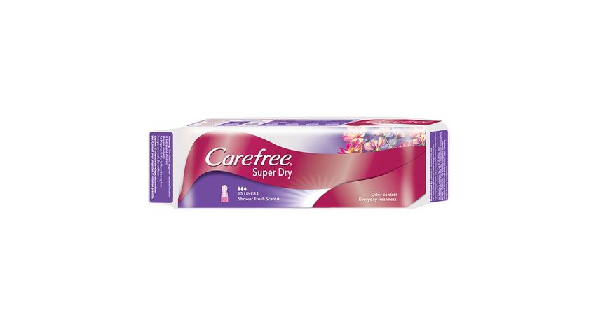Carefree Super Dry Flat Panty Liner 15S