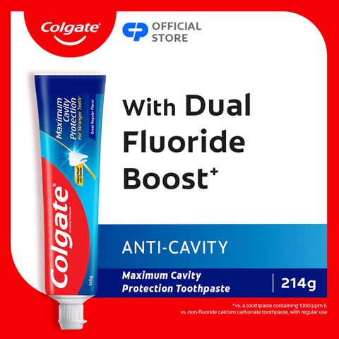 Colgate Maximum Cavity Protection Great Regular Flavor Toothpaste 214g