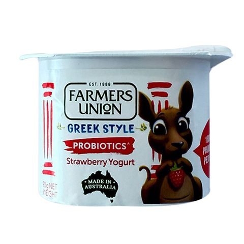 Farmers Union Greek Strawberry 90g