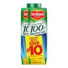 Del Monte 100% Pineapple Juice Drink with Vitamins A-C-E Tetra Twin Pack 1L