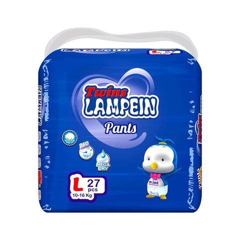 Twins Lampein Baby Pants Big Pack (Large) 27 Pieces