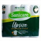 Sanicare 2 Ply Bathroom Tissue Upsize 24 Rolls