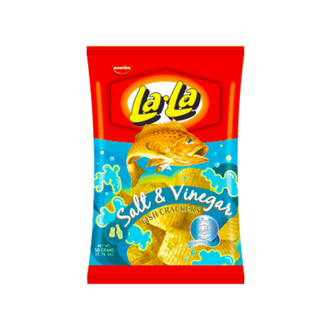 Lala Fish Crackers Salt & Vinegar 50g