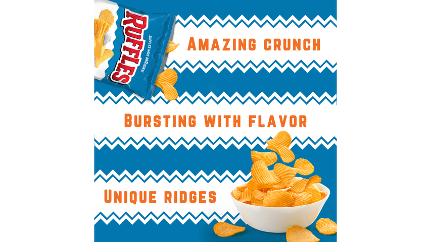 Ruffles Cheddar & Sour Cream 50g