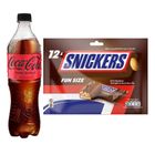Coke Zero Bottle + Snickers Funsize
