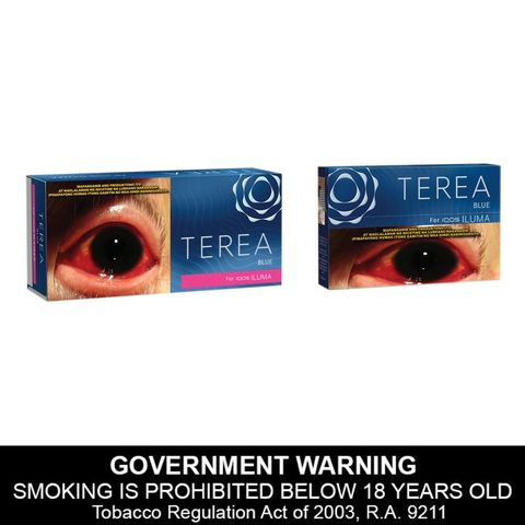 Terea Blue for IQOS Iluma (1 Ream) 10 Packets + Terea Blue 1 Piece
