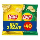 Lay's Regular + Lay's Sour Cream Onion 170g Buy 2 Save P40