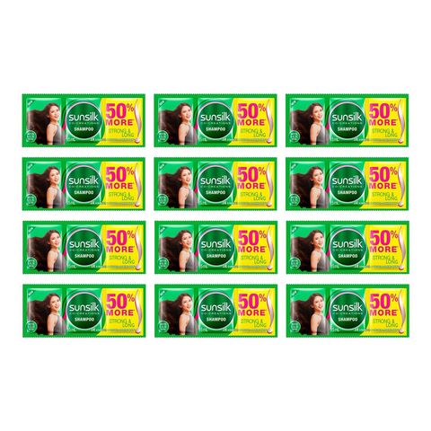 Sunsilk Strong & Long Shampoo 12 x 15ml