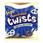 Goya Pretzel Twists Cream White Chocolate 21g
