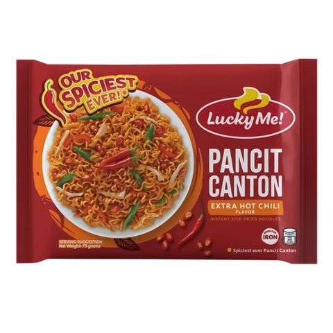 Lucky Me! Pancit Canton Extra Hot Chili 75g