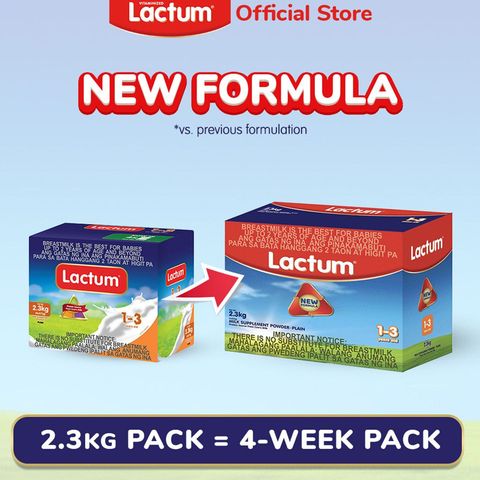 Lactum Milk Supplement Powder for 1-3 Years Old 2.3kg