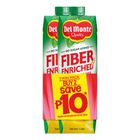 Del Monte Fiber Enriched 100% Pineapple Juice Drink Tetra Twin Pack 1L