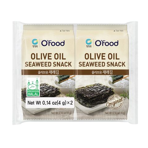 O'Food Olive Oil Seaweed Snack 2 x 4g