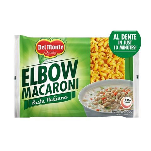 Del Monte Elbow Macaroni Pasta 200g