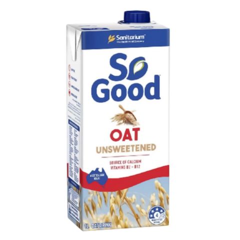 So Good Oat Milk Unsweetened 1L